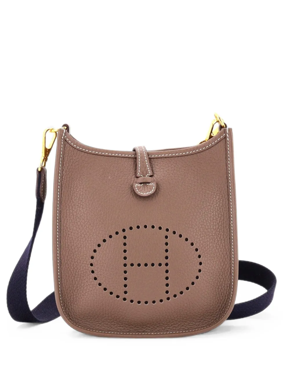Hermès Pre-Owned Evelyne Bag Gen III Clemence TPM crossbody bag - Grigio