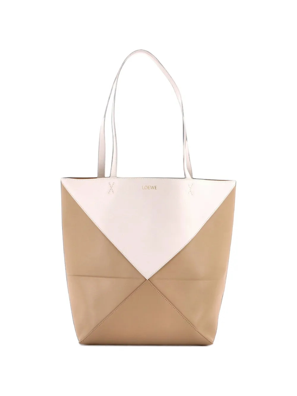 Loewe Pre-Owned Puzzle Fold Leather Medium tote bag - Toni neutri