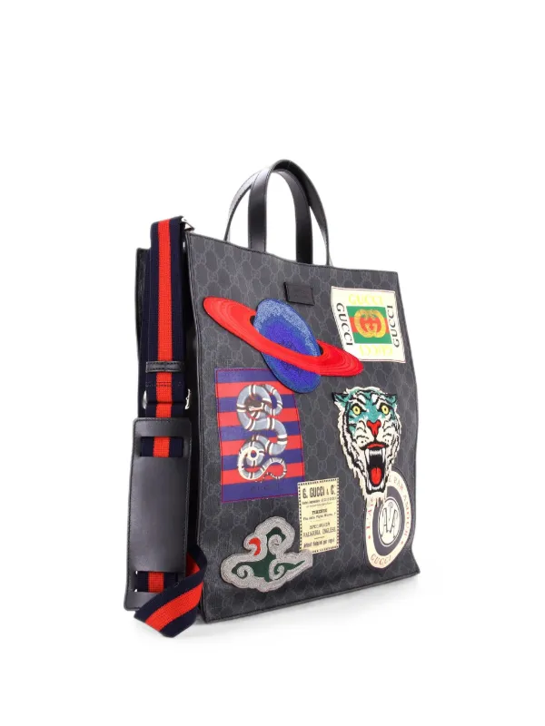 Gucci Pre-Owned Courrier Convertible Soft Open GG Coated Canvas