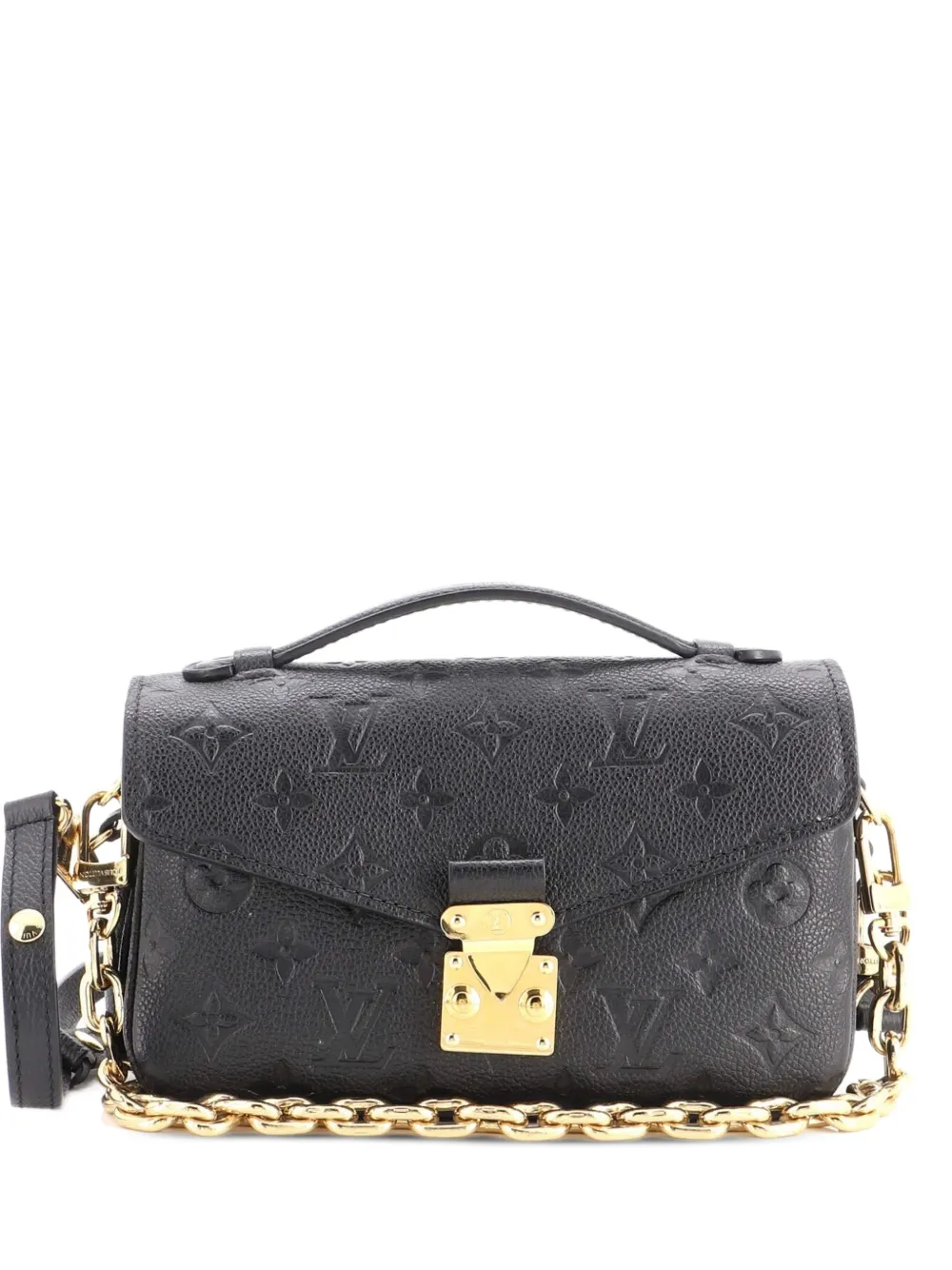 Louis Vuitton Pre-Owned Pochette Metis Monogram Empreinte Leather East West crossbody bag - Nero