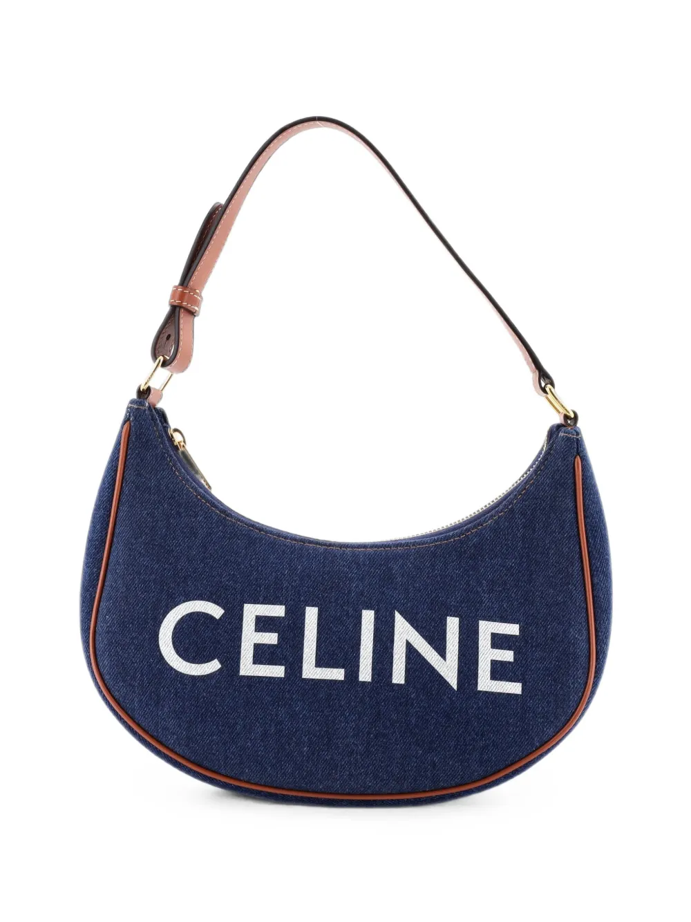 Celine Pre-Owned Ava Bag Denim hobo bag - Blu