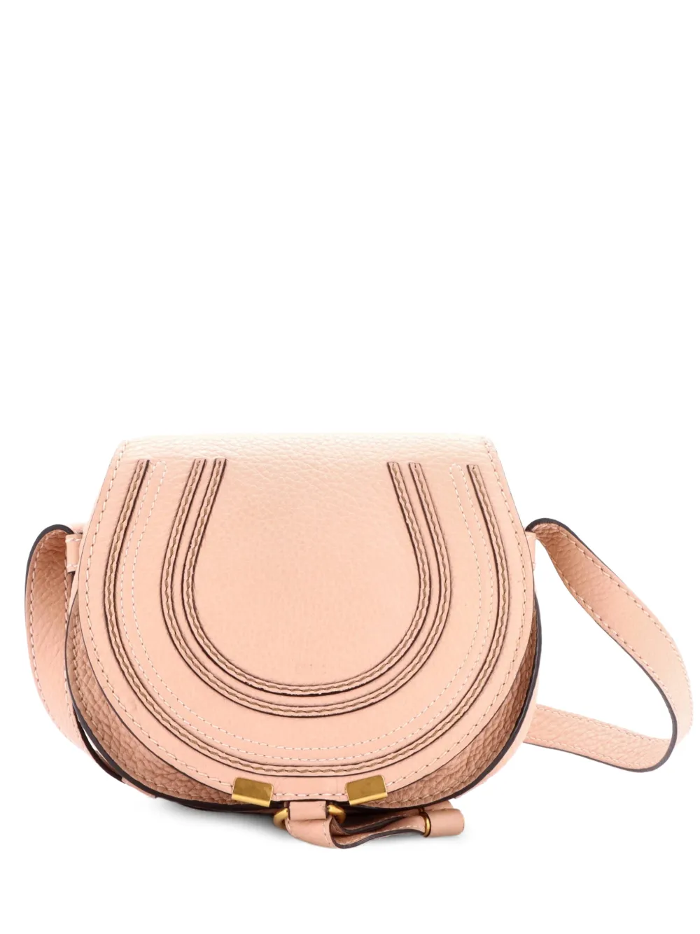 Chloé Pre-Owned Marcie Leather Mini crossbody bag - Neutrals