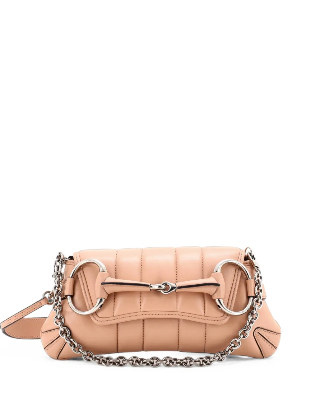 Gucci Pre-Owned Horsebit Chain Vertical Quilted Leather Small shoulder bag - Rosa