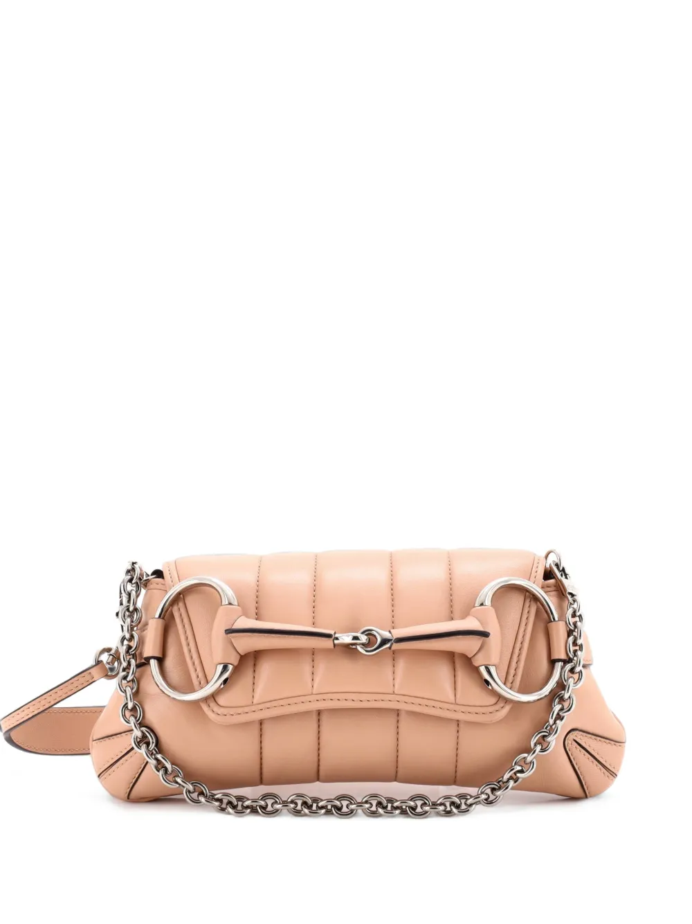 Gucci Pre-Owned Horsebit Chain Vertical Quilted Leather Small shoulder bag - Rosa