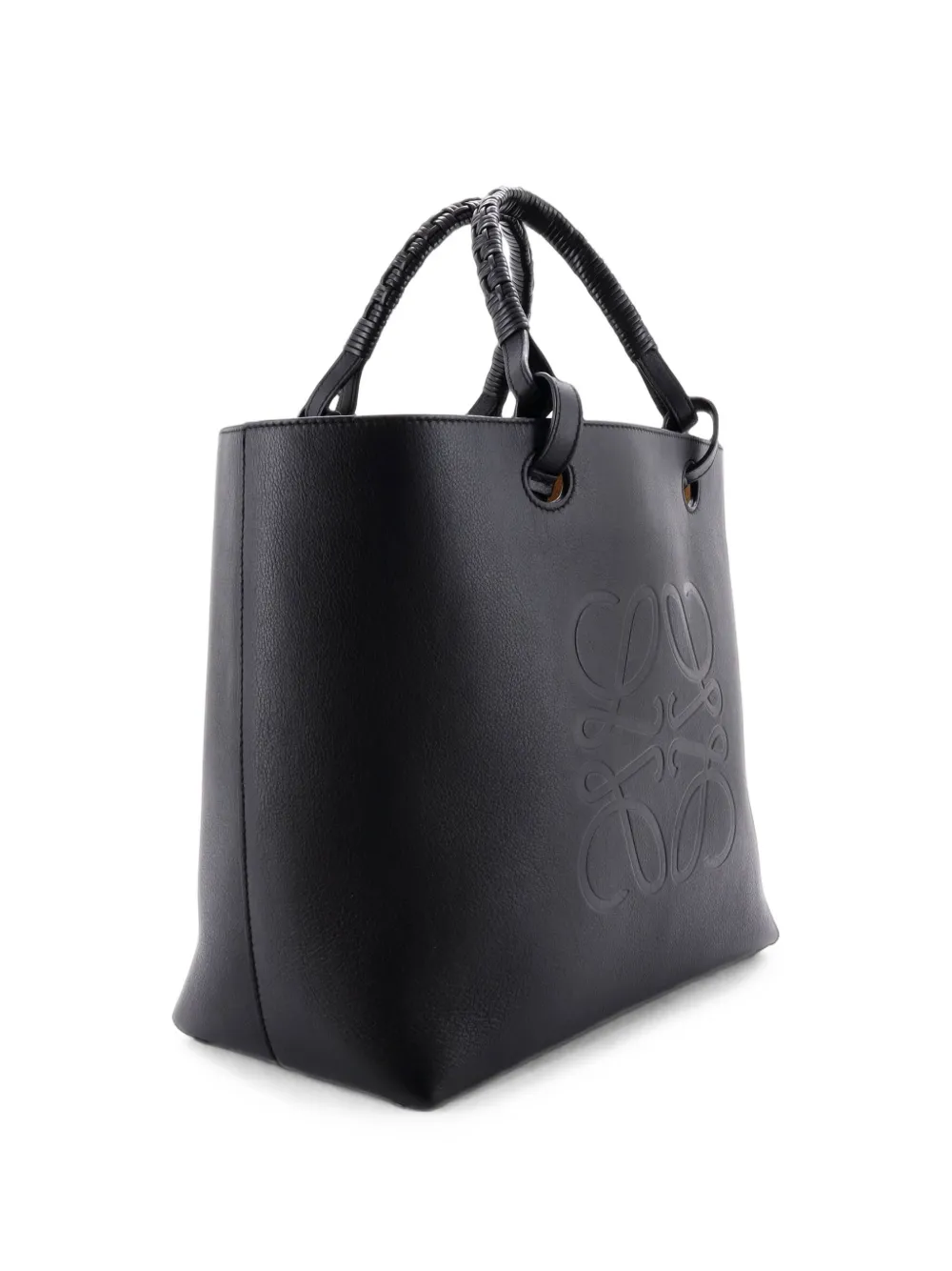 Loewe Pre-Owned Anagram Tote Leather Small shoulder bag - Nero