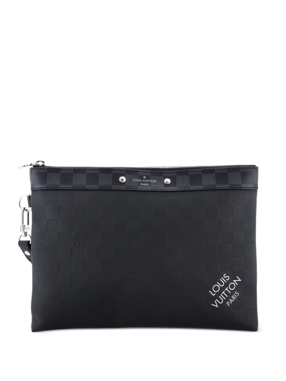 Louis Vuitton Pre-Owned Pochette To Go Damier Infini Leather clutch bag - Nero