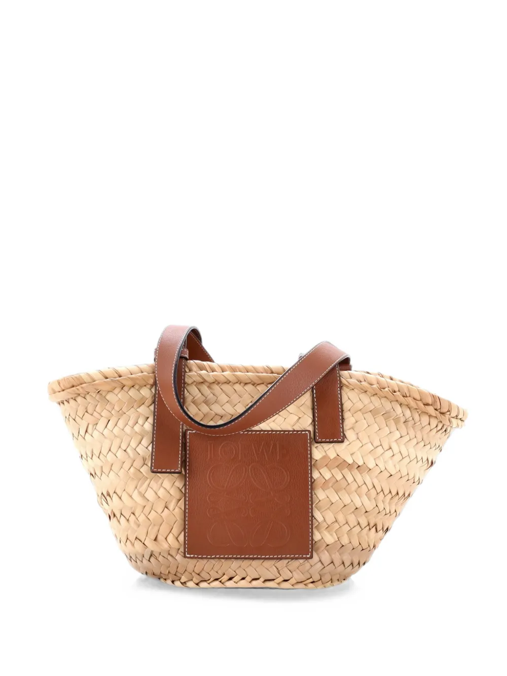 Loewe Pre-Owned Basket Raffia Small tote bag - Toni neutri