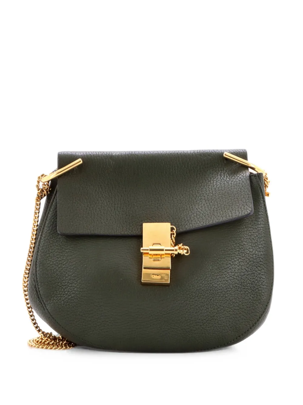 Chloé Pre-Owned Drew Leather Small crossbody bag - Verde