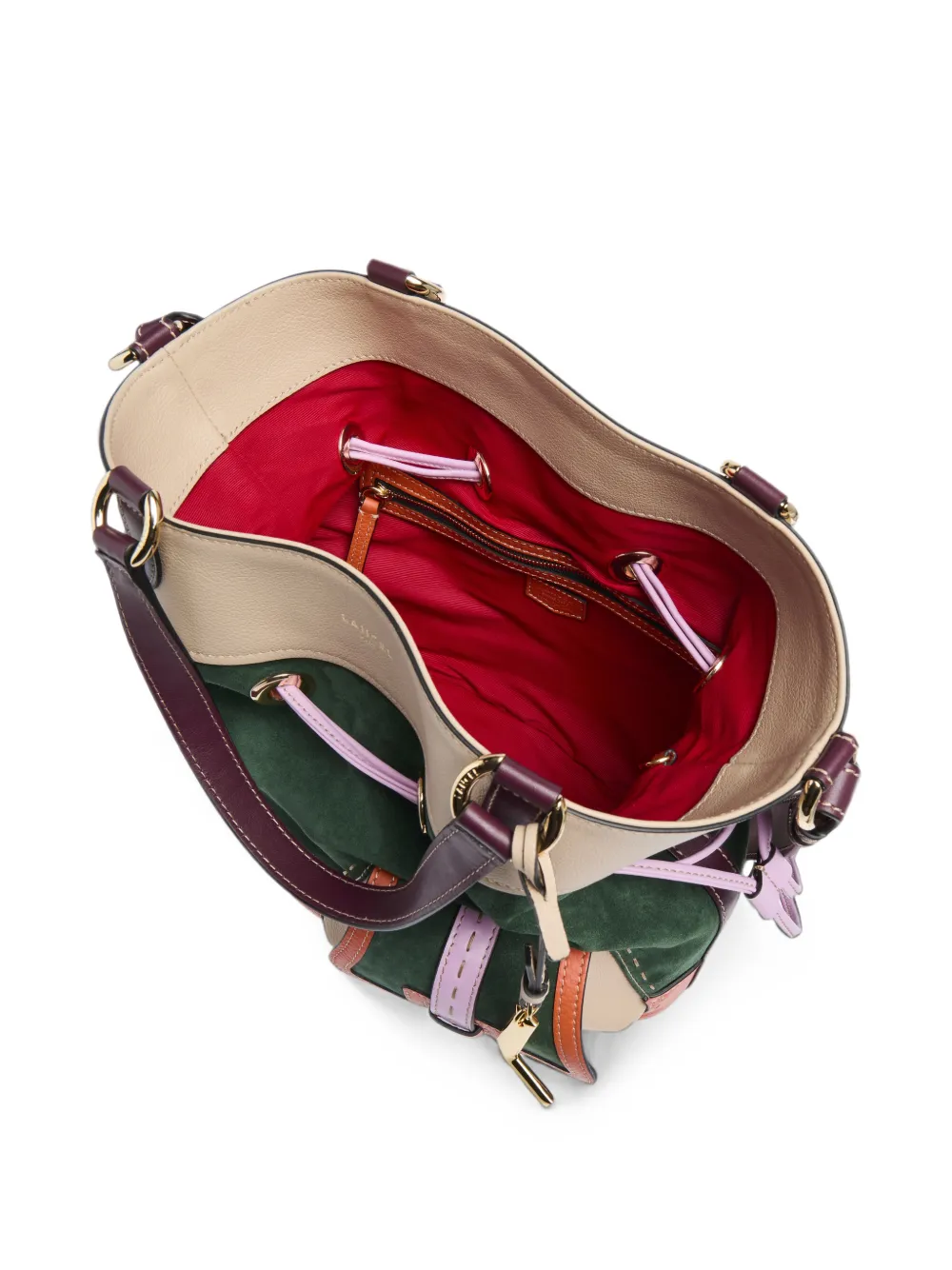 Lancel M Premier Flirt leren bucket-tas Groen