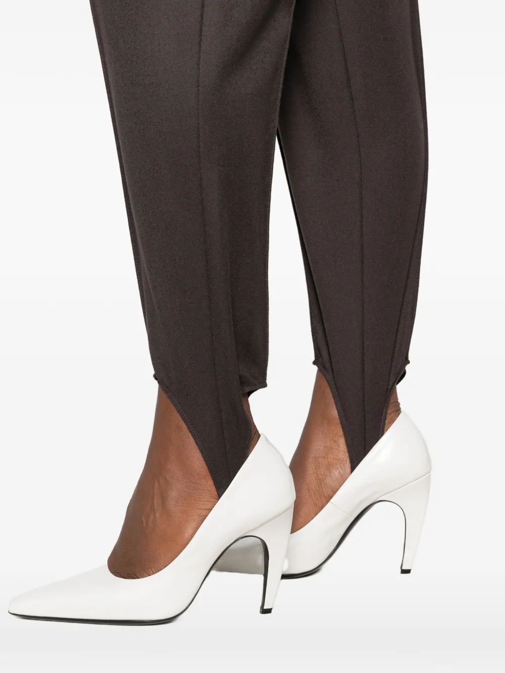Stella McCartney Stirrup wollen broek Bruin