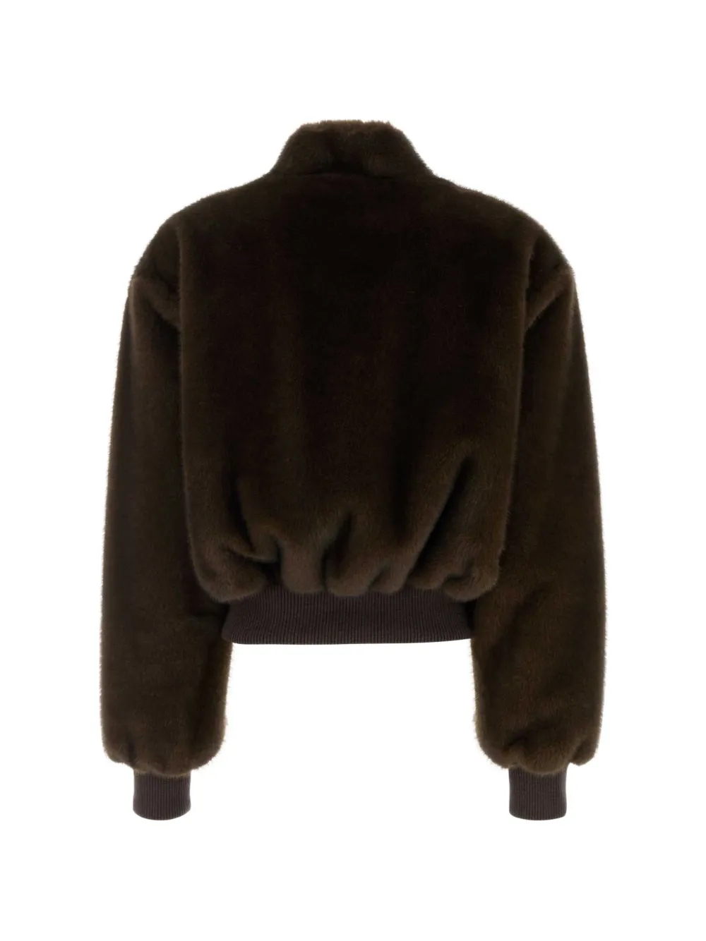 Stella McCartney Bomberjack met nertsenbont-effect Bruin