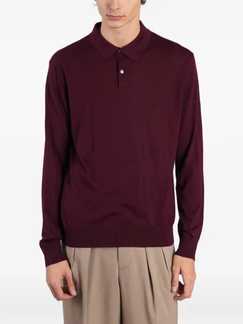 Ballantyne long-sleeve polo shirt
