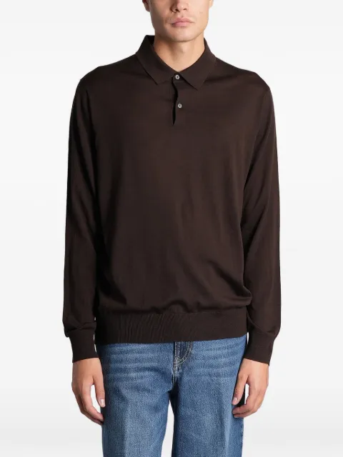 Ballantyne long-sleeve polo shirt