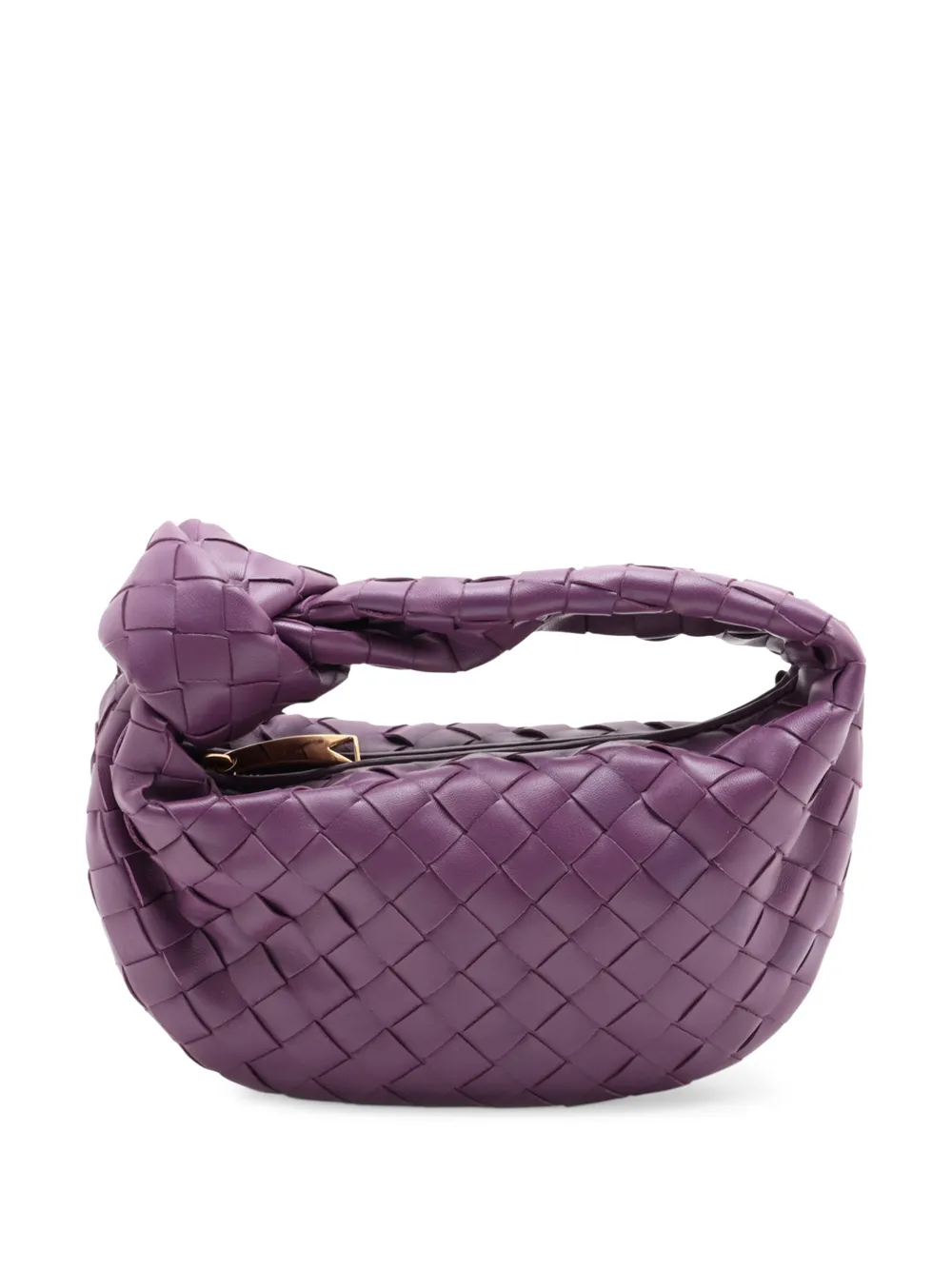 Bottega Veneta Pre-Owned 2012-2026 Mini Nappa Intrecciato Jodie hobo bag - Viola