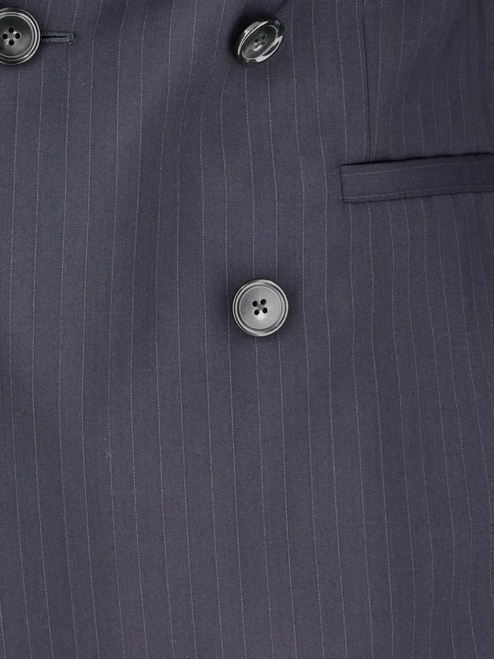 PT Torino pinstripe double-breasted blazer Blauw