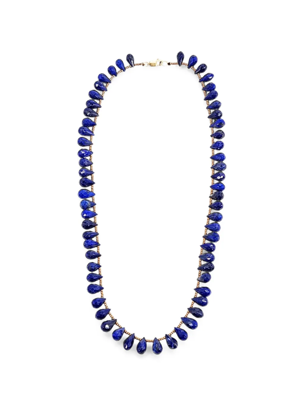 Madison faceted teardrop necklace - Blu