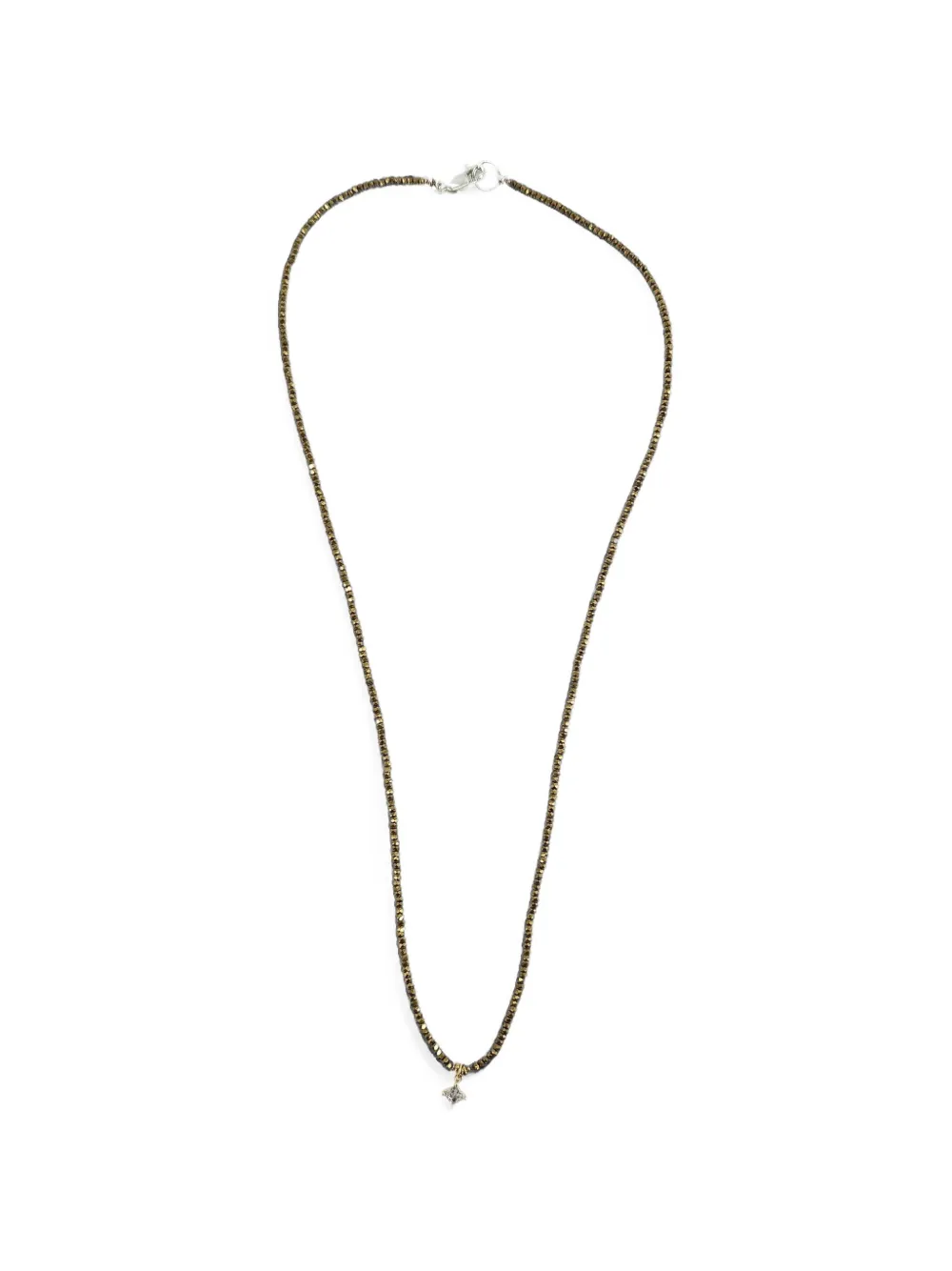 Madison faceted beaded charm necklace
