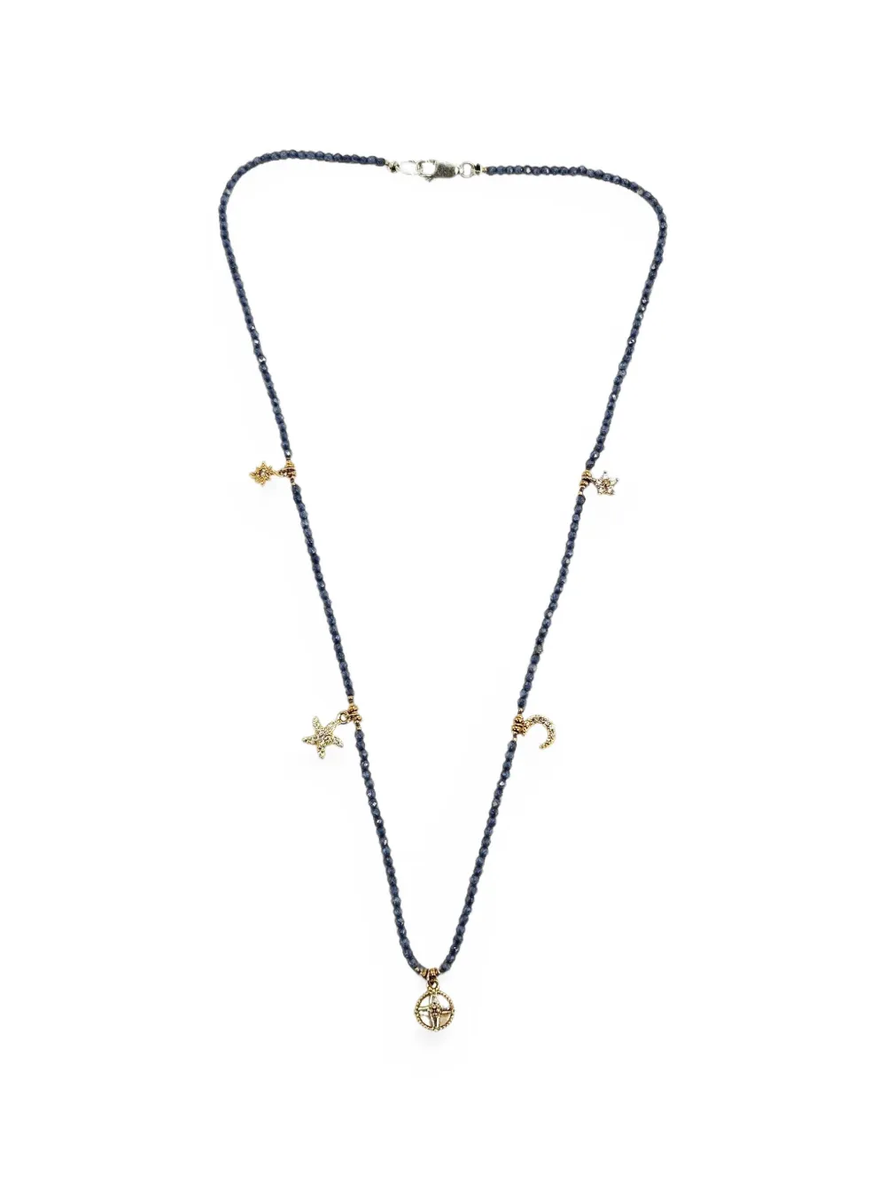 Madison multi-charm beaded necklace