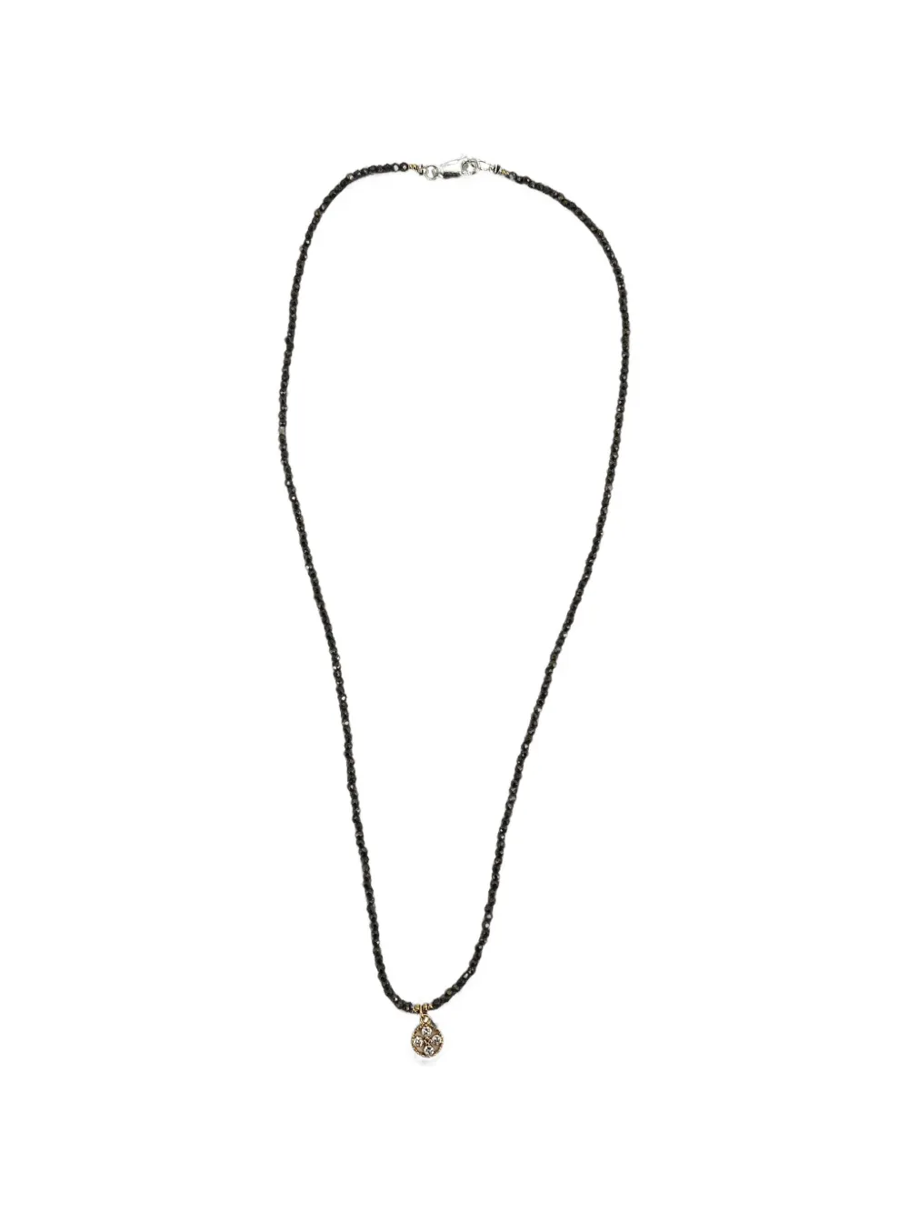 Madison faceted beaded charm necklace