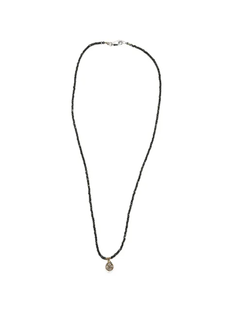 Madison faceted beaded charm necklace
