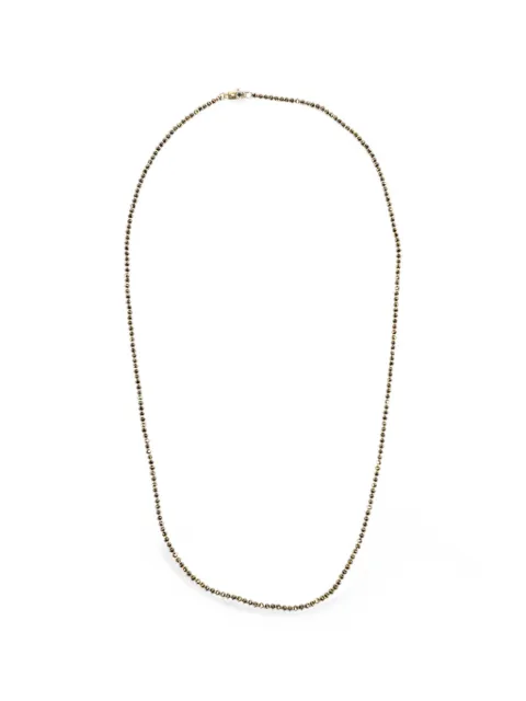 Madison beaded pyrite necklace