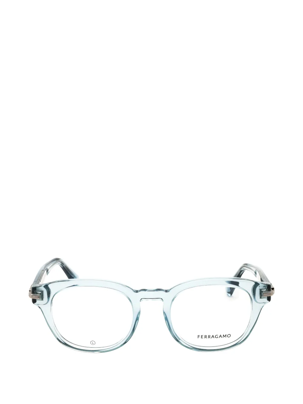 Ferragamo lunettes de vue à monture carrée - Bleu Ferragamo lunettes de vue à monture carrée - Bleu