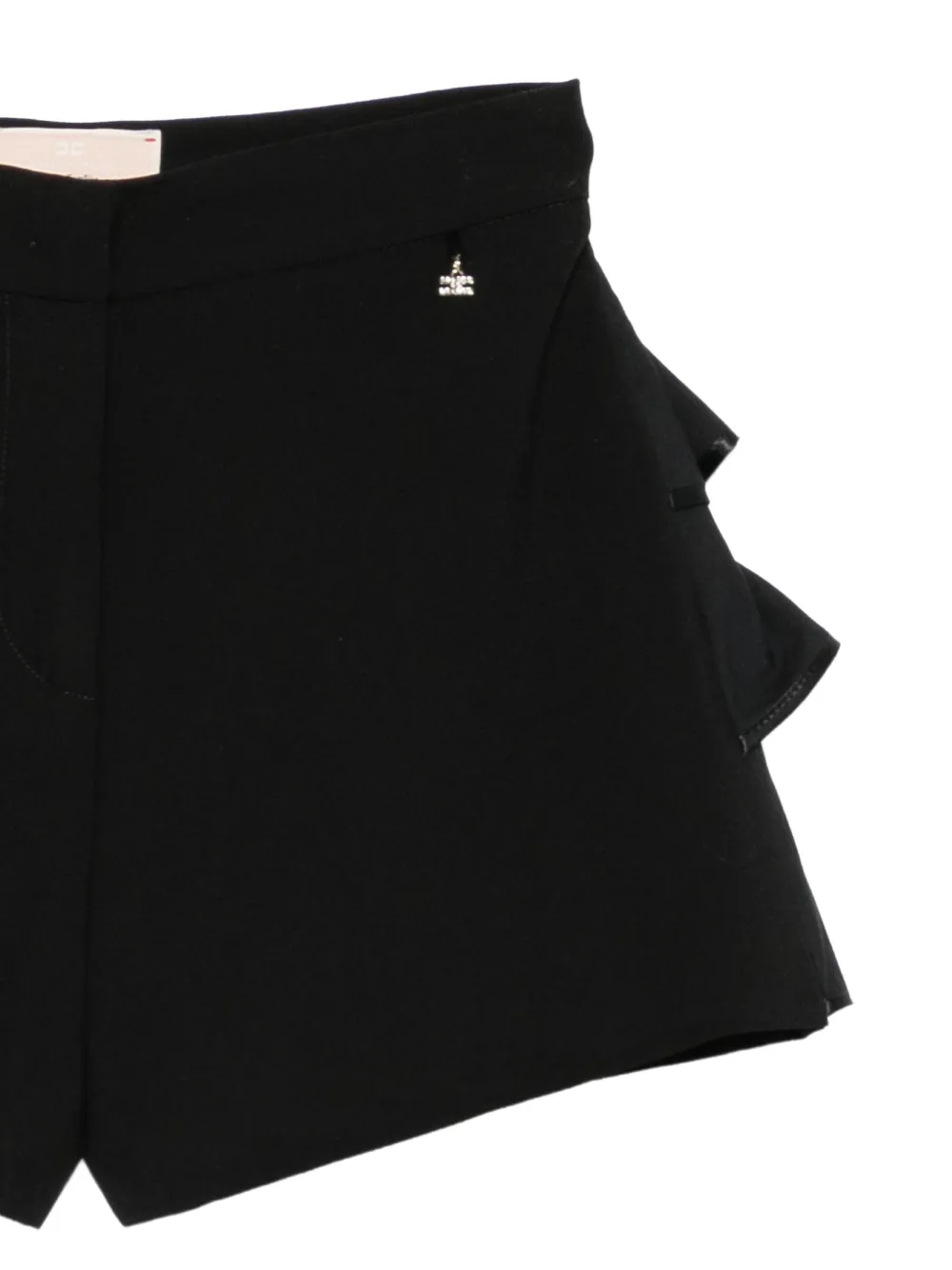 Elisabetta Franchi La Mia Bambina Shorts met ruches Zwart
