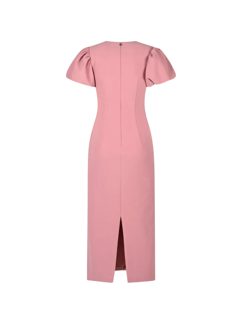 ROTATE BIRGER CHRISTENSEN Crêpe midi-jurk met bloem Roze