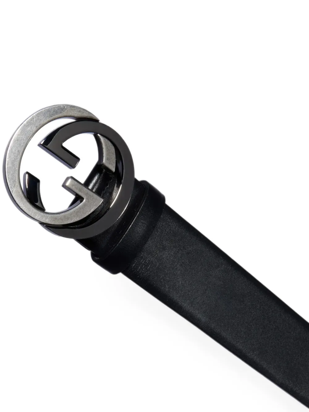Gucci Riem met GG-logo Zwart