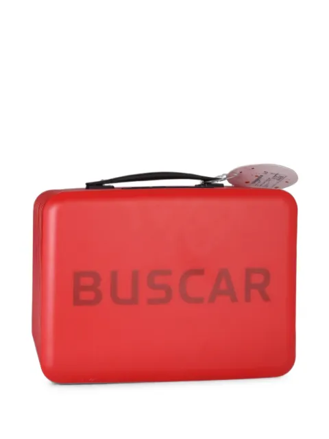 BUSCAR 1 logo-print ribbed suitcase