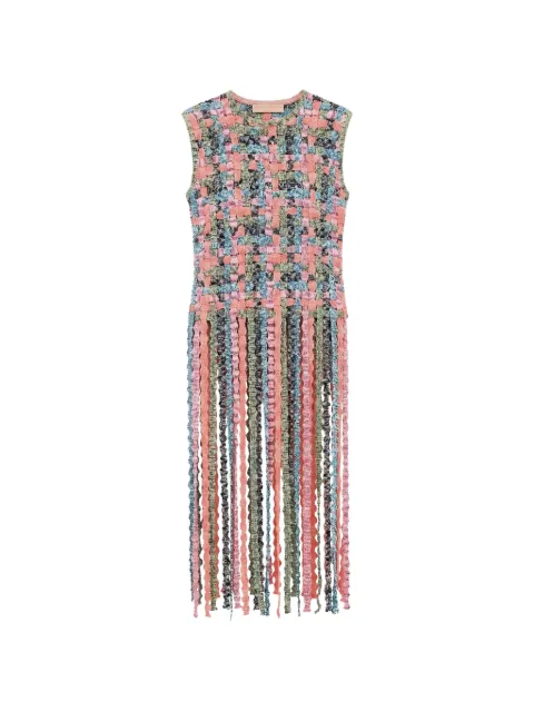 Ulla Johnson Alexis fringe-trimmed knit maxi dress