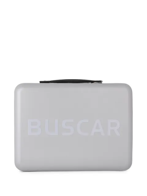 BUSCAR 1 logo-print grooved vanity case