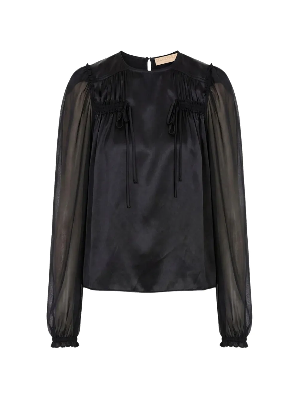 Ulla Johnson Odette silk blouse - Nero
