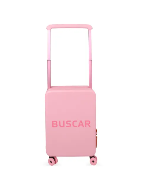 BUSCAR 1 logo-print ribbed suitcase