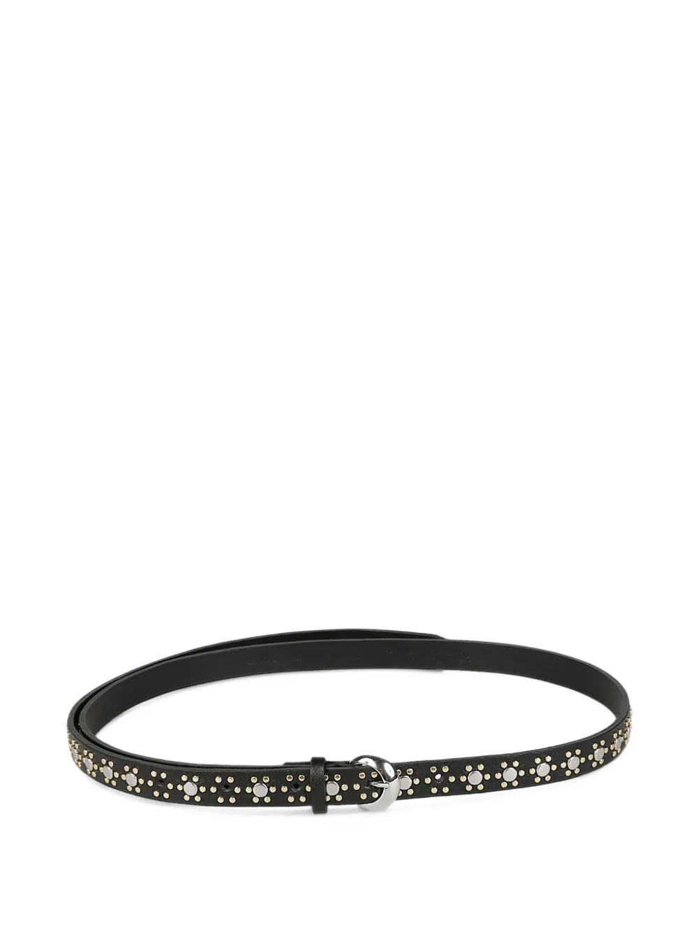 Orciani studded leather belt - Schwarz