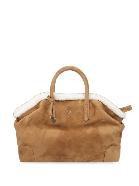 Ash Jacqueline shearling-trim tote bag