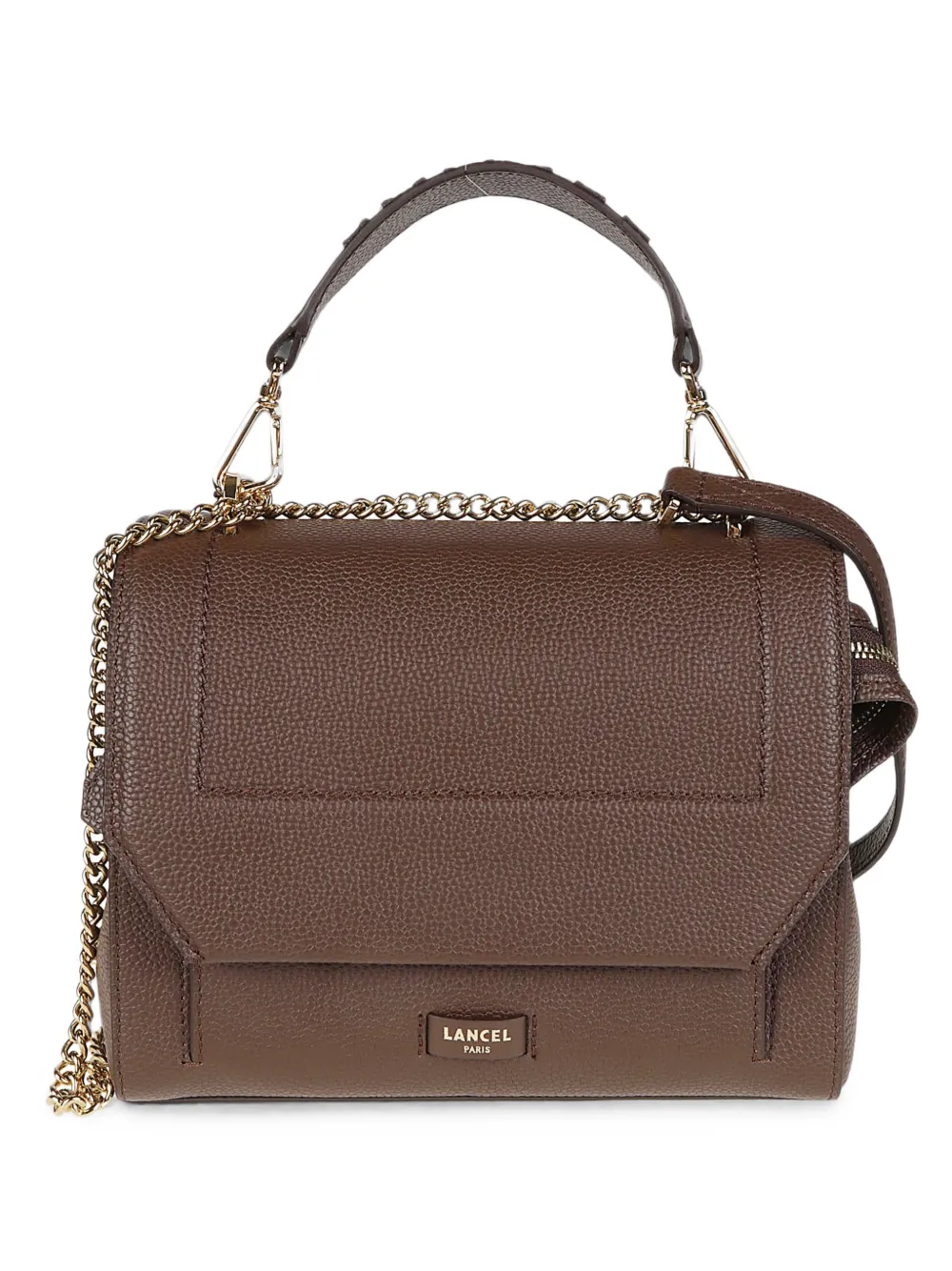 Lancel grainy satchel bag
