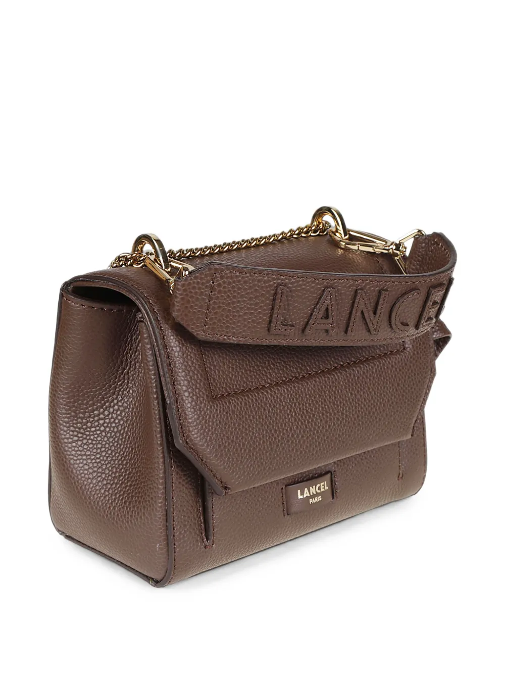 Lancel S Ninon schoudertas met logo-reliëf Bruin