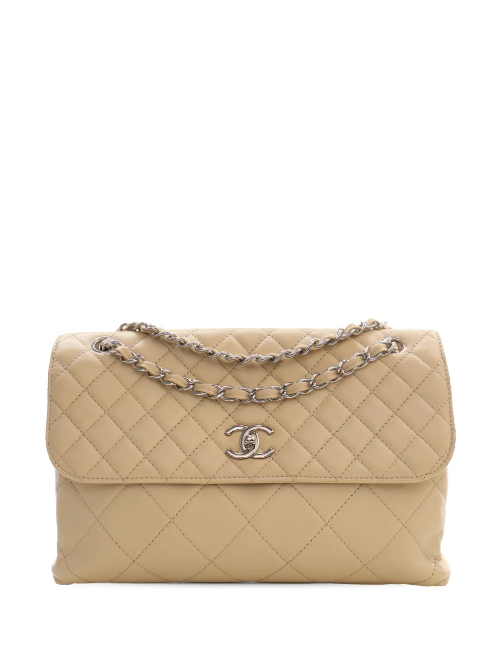 CHANEL Pre-Owned 2011 Quilted Calfskin In The Business Flap shoulder bag - Toni neutri