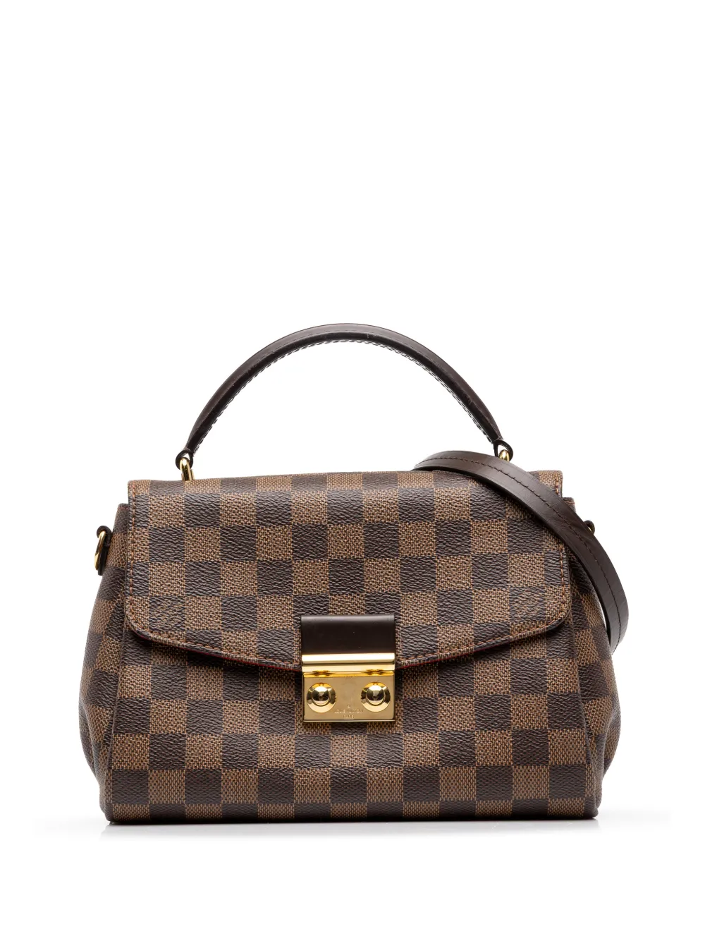 Louis Vuitton Pre-Owned 2018 Damier Ebene Croisette Satchel-Tasche - Braun