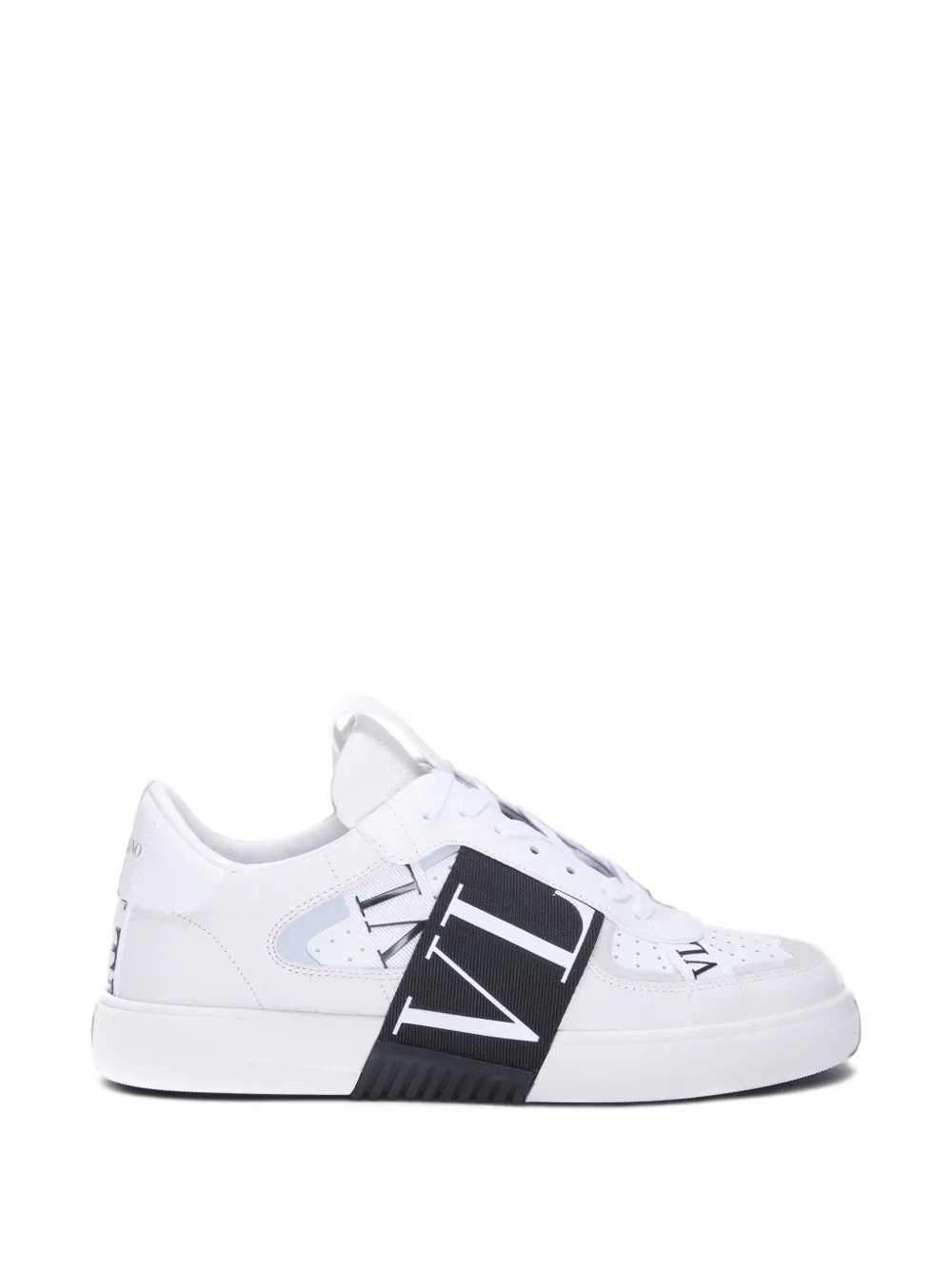 Valentino Garavani low-top calfskin Vl7N sneaker with bands