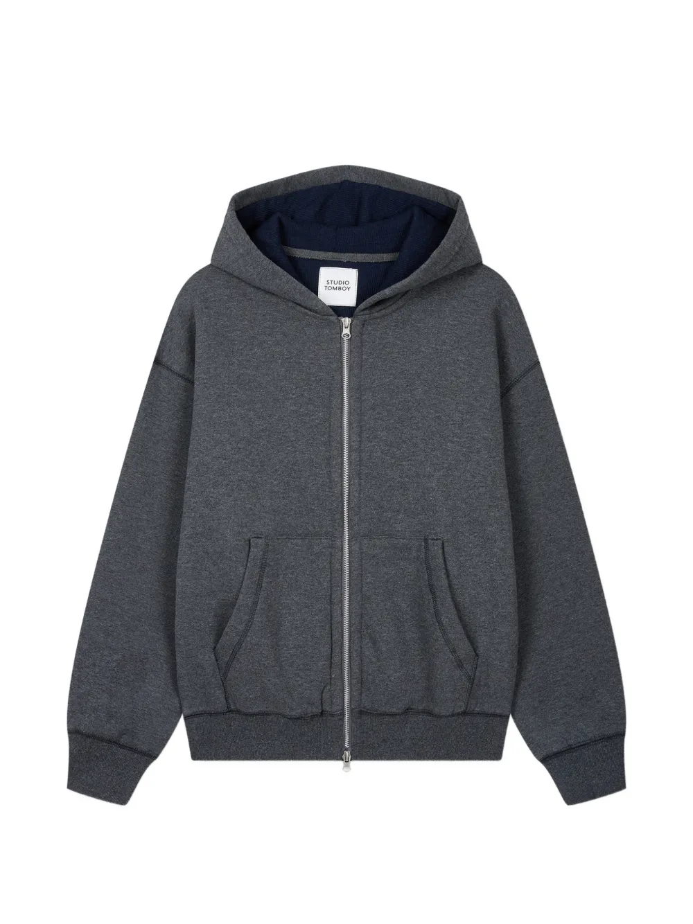 TOMBOY zip-up hoodie - Grey