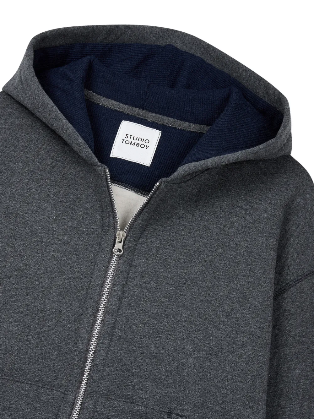 TOMBOY Hoodie met rits Grijs