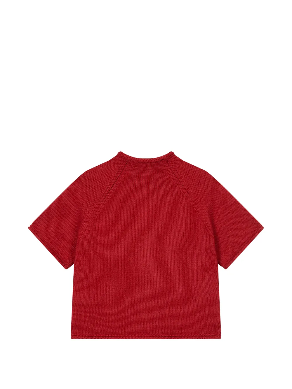 TOMBOY short-sleeved cardigan Rood