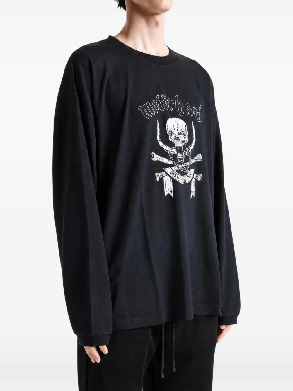 VETEMENTS x Motörhead T-shirt met lange mouwen Zwart