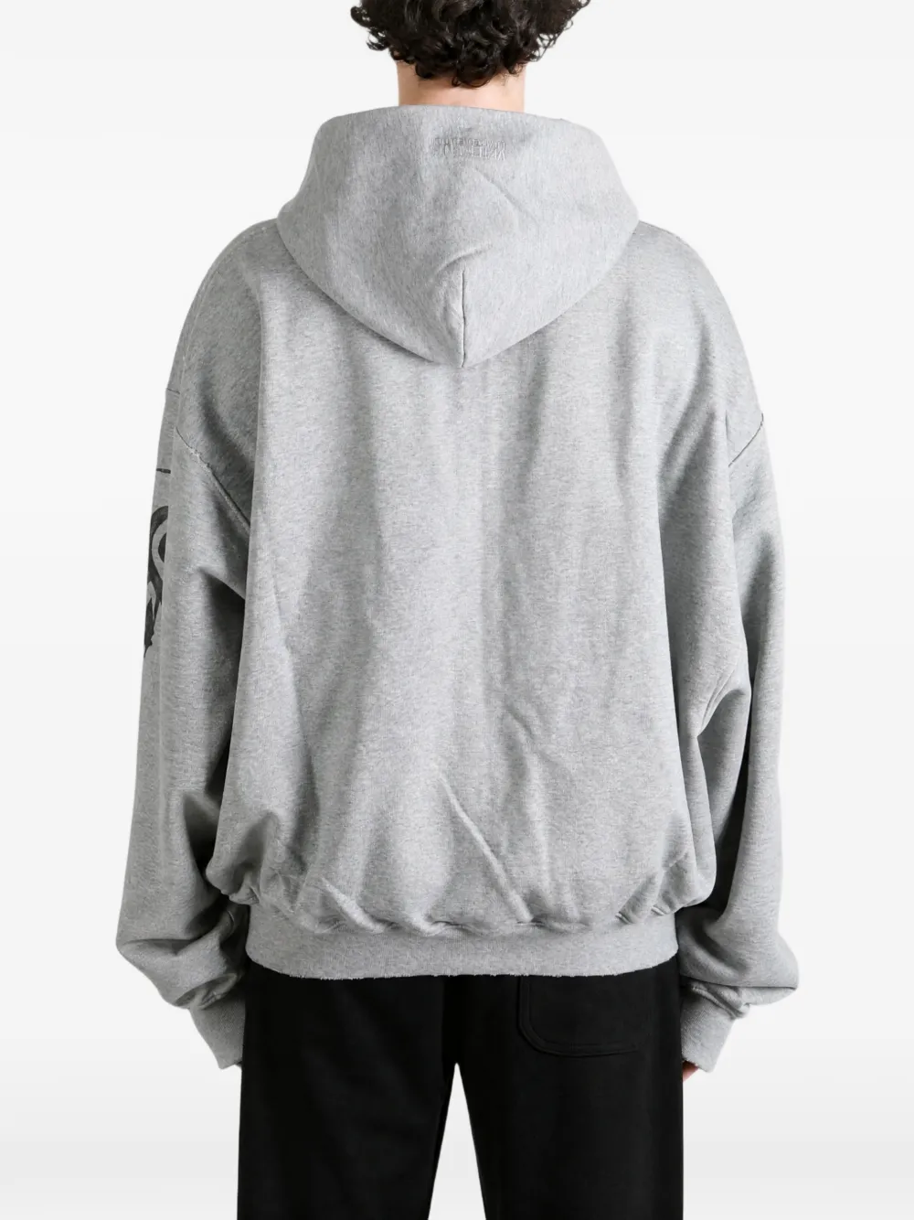 VETEMENTS Hoodie met grafische print Grijs