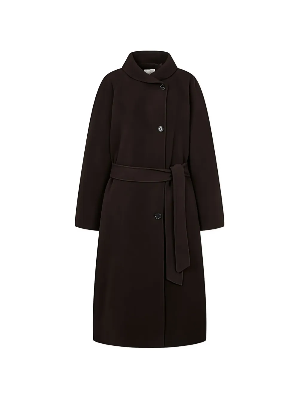 TOMBOY belted shawl-collar coat