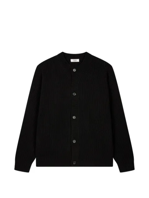 TOMBOY ribbed-knit round-neck cardigan