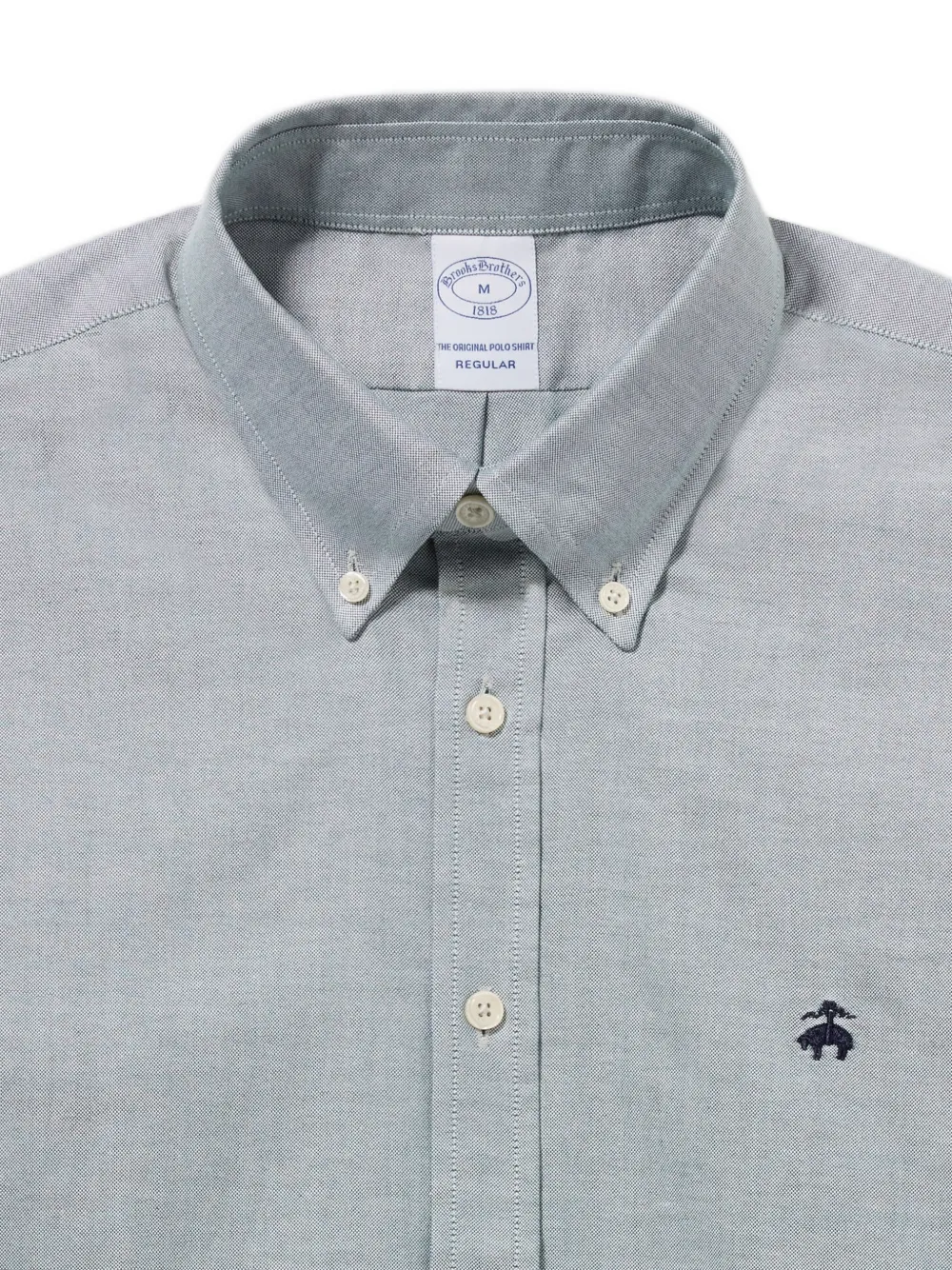 Brooks Brothers button-down Oxford shirt Groen