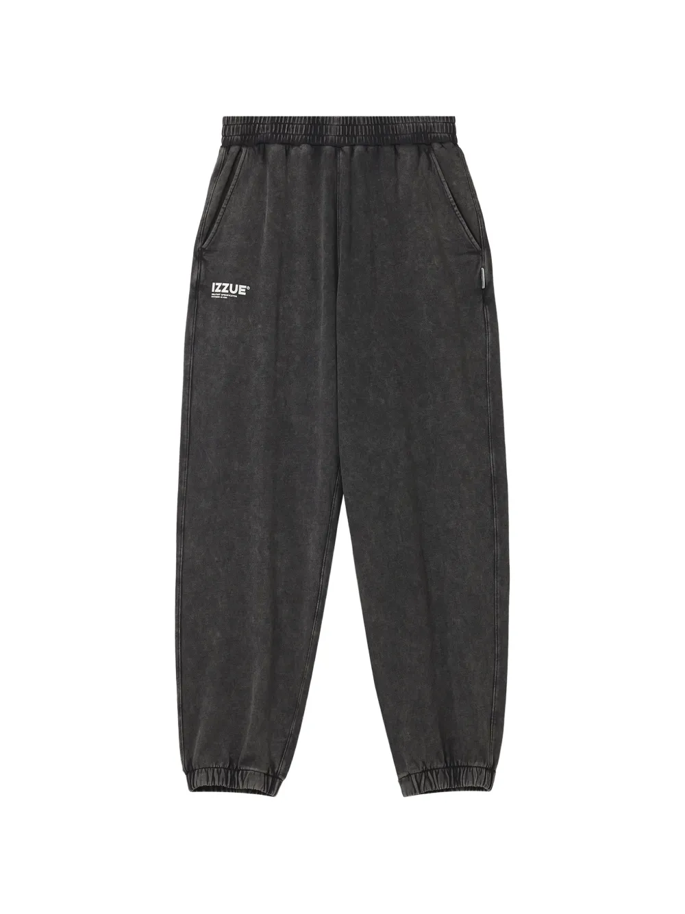 izzue acid-wash track pants